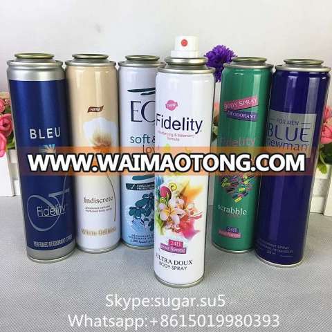 Empty aerosol spray can air freshener tin cans for home